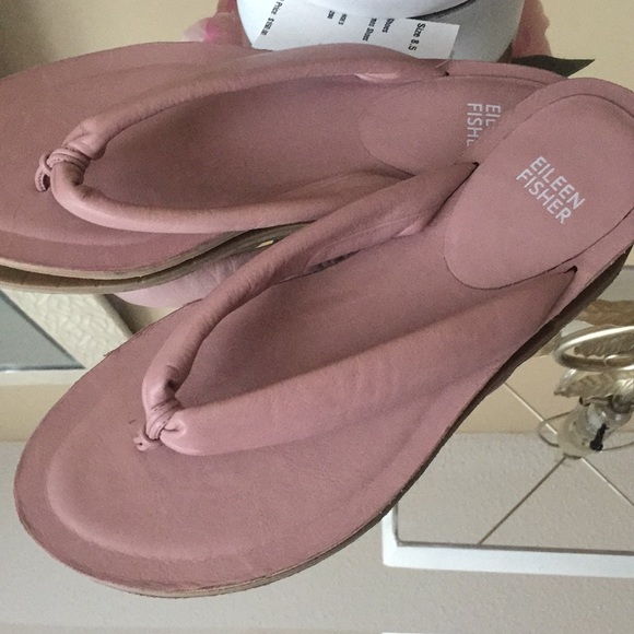 EILEEN FISHER Genuine leather sandals - Picture 4 of 7